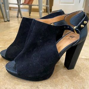 H&M peep toe heel